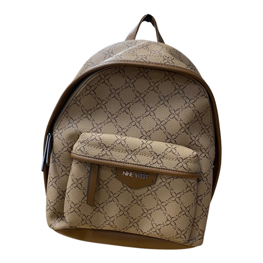 Backpack By Nine West In Tan, Size:Medium