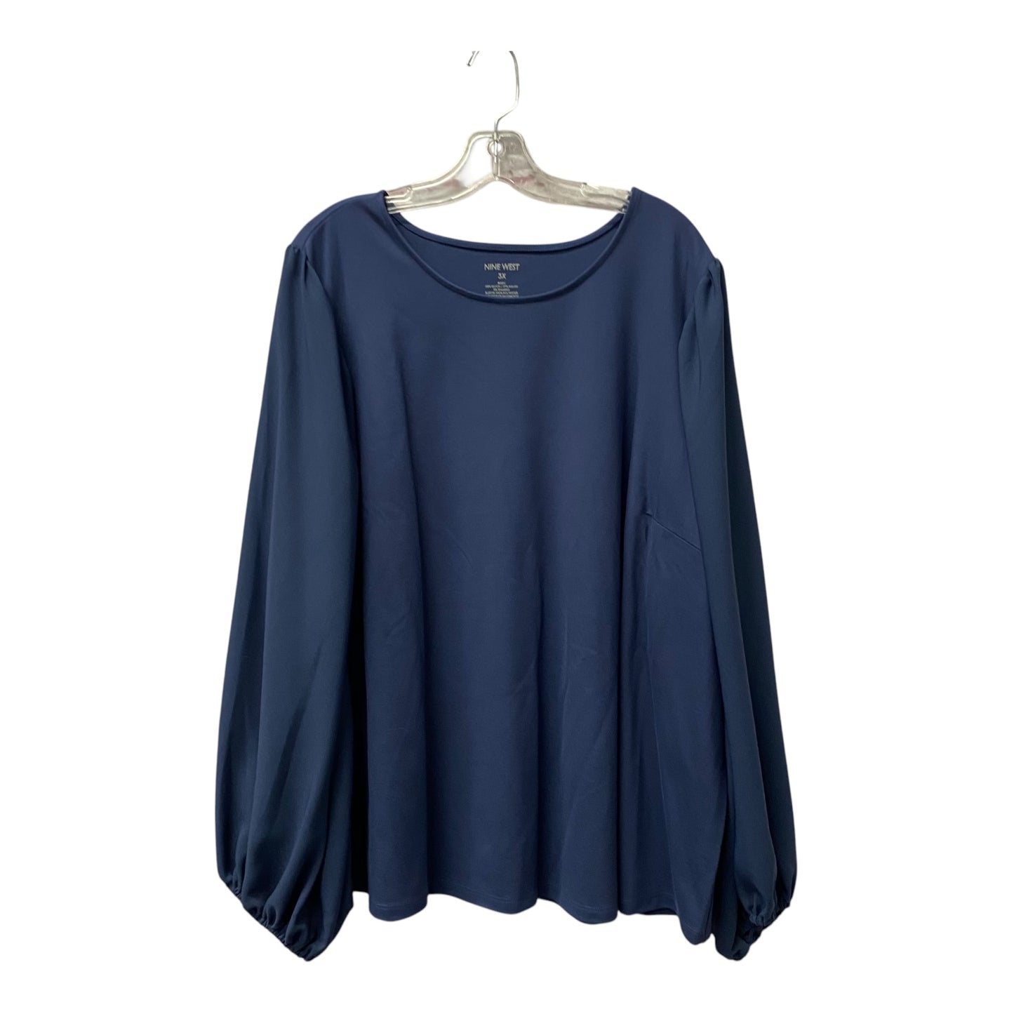 Top Ls By Nine West In Blue, Size:3X