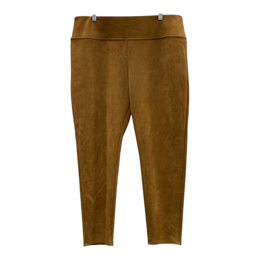 Pants Leggings By Vince Camuto In Brown, Size:16