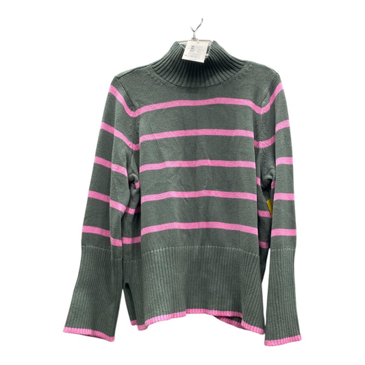 Sweater By Free Assembly In Green & Pink, Size:M