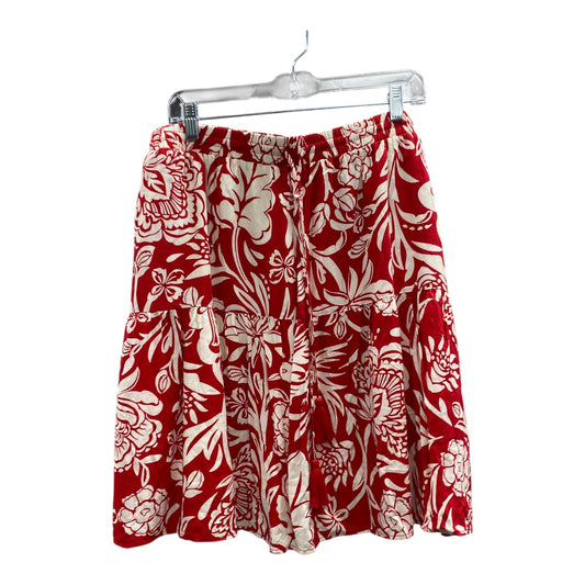 Skirt Mini & Short By Knox Rose In Red & White, Size:16