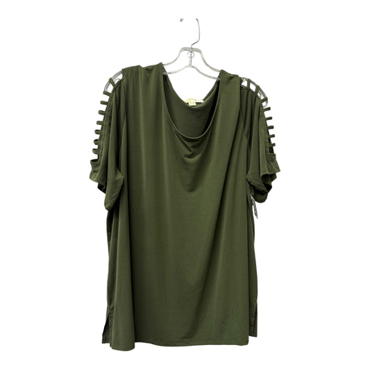 Top Ss By Michael By Michael Kors In Green, Size:3X