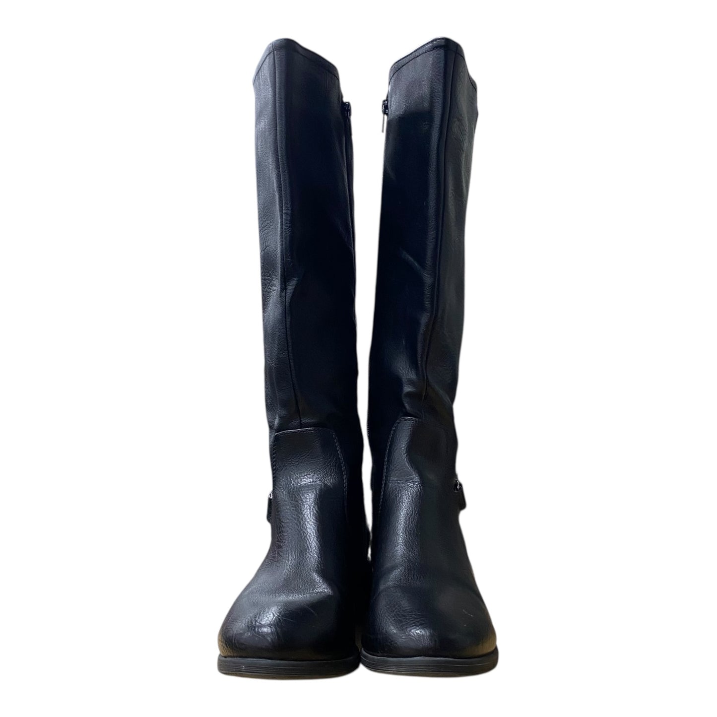 Boots Knee Heels By Croft And Barrow In Black, Size:9.5