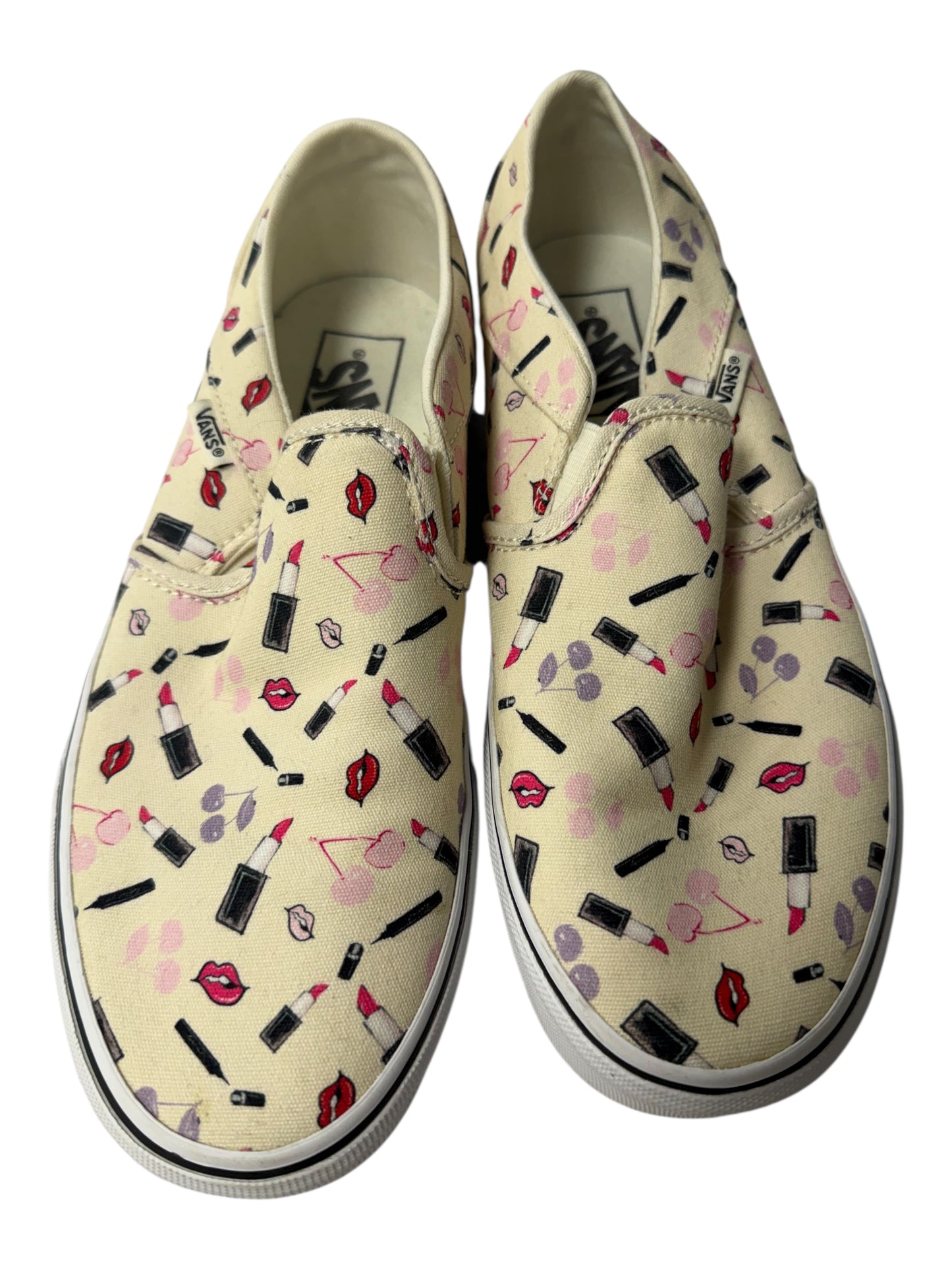 Shoes Sneakers By Vans In Tan, Size:8