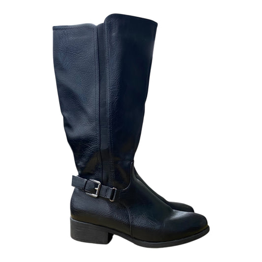 Boots Knee Heels By Croft And Barrow In Black, Size:9.5