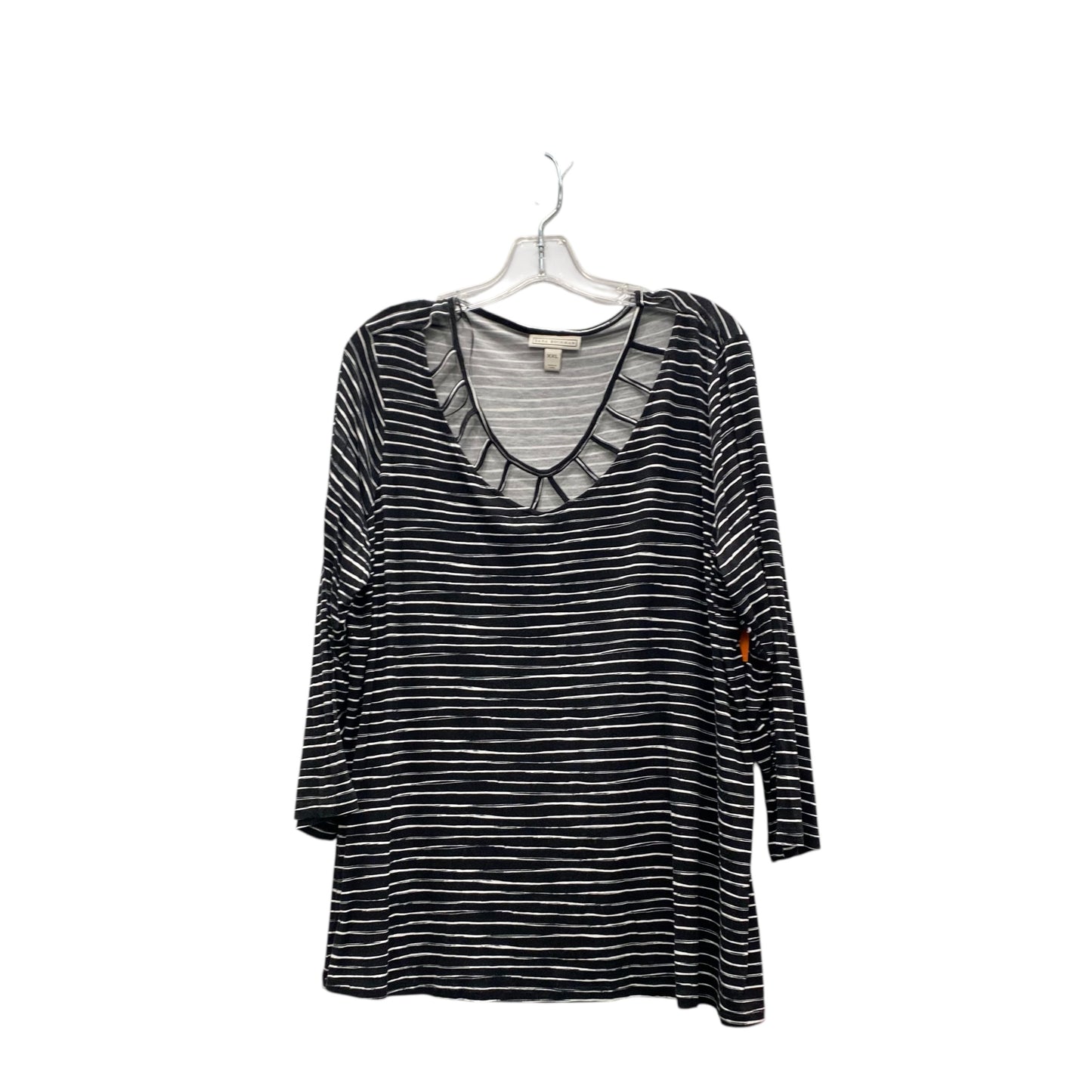 Top Ls Basic By Dana Buchman In Black, Size:1X