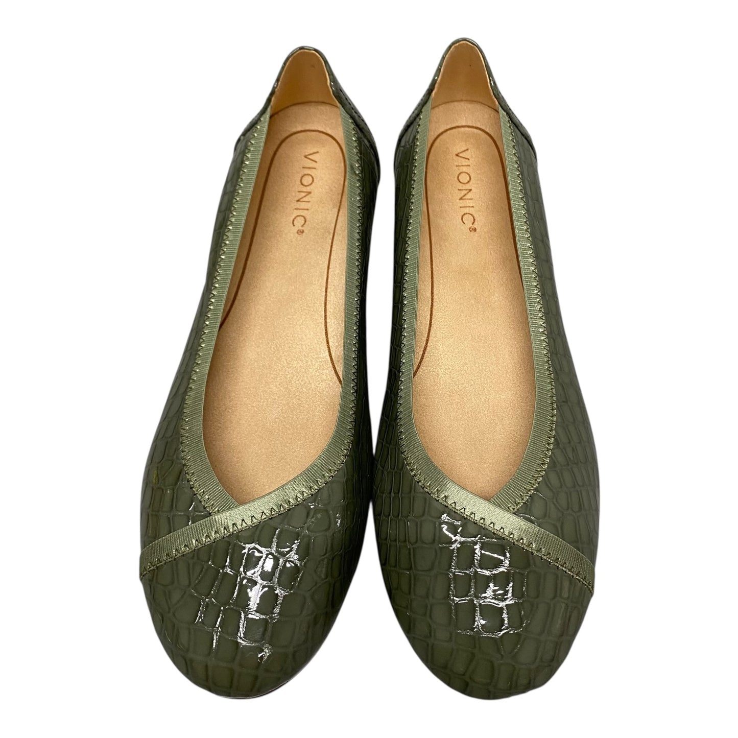 Shoes Flats By Vionic In Green, Size:10