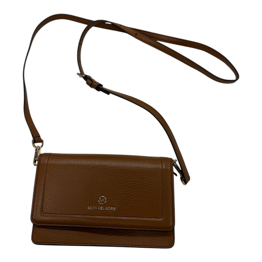 Crossbody Designer By Michael Kors In Brown, Size:Medium
