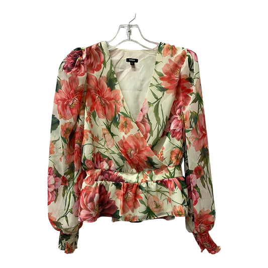 Top Ls By Express In Pink & Red, Size:S