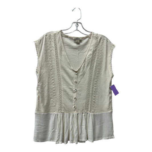 Top Ss By Lucky Brand In Cream, Size:S
