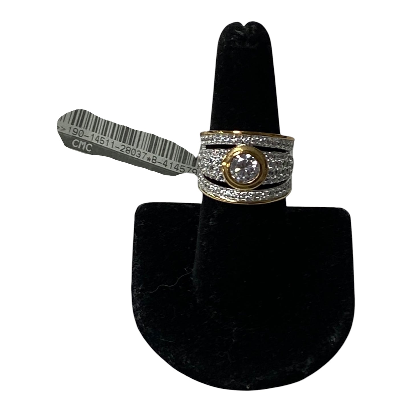 Ring Sterling Silver In Gold & Silver size 7.5