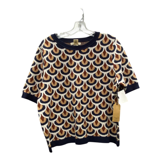 Sweater By Christian Siriano In Blue & Cream, Size:Xl