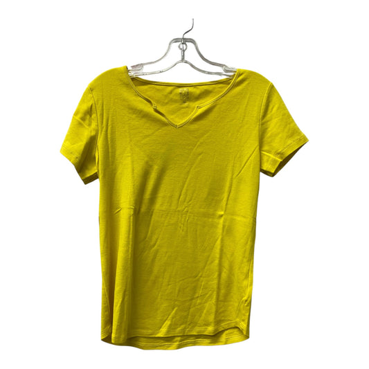 Top Sleeveless Basic By Anne Klein In Yellow, Size:M