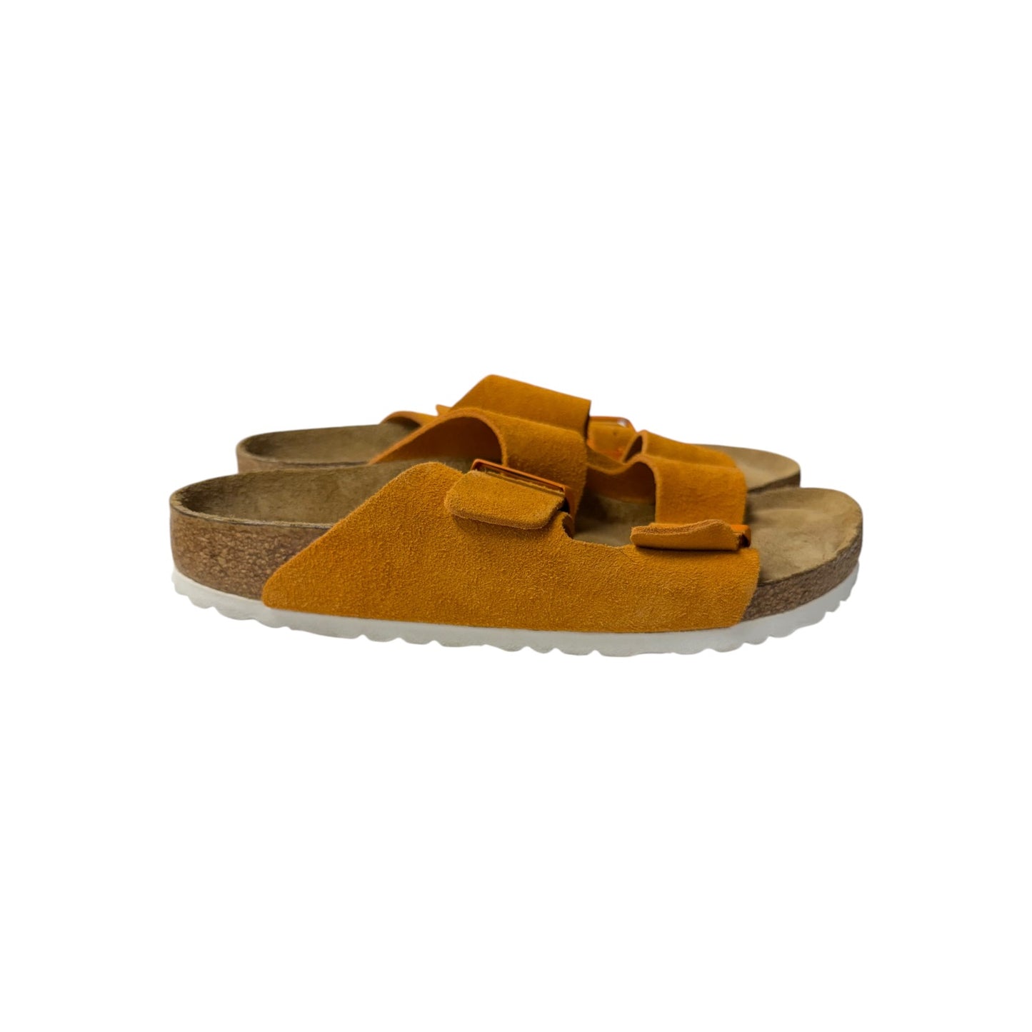 Sandals Flats By Birkenstock In Orange, Size:7.5