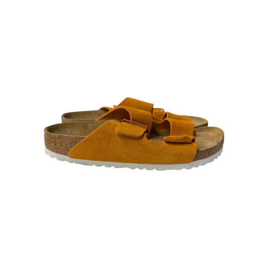 Sandals Flats By Birkenstock In Orange, Size:7.5