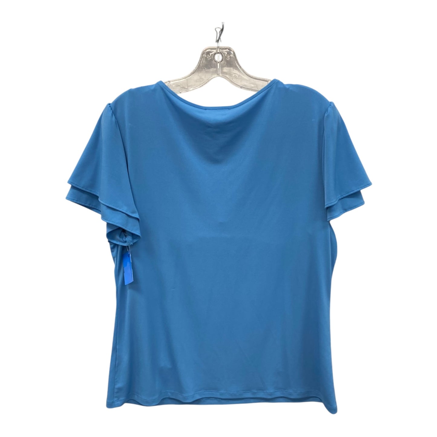 Top Ss By Calvin Klein In Blue, Size:L