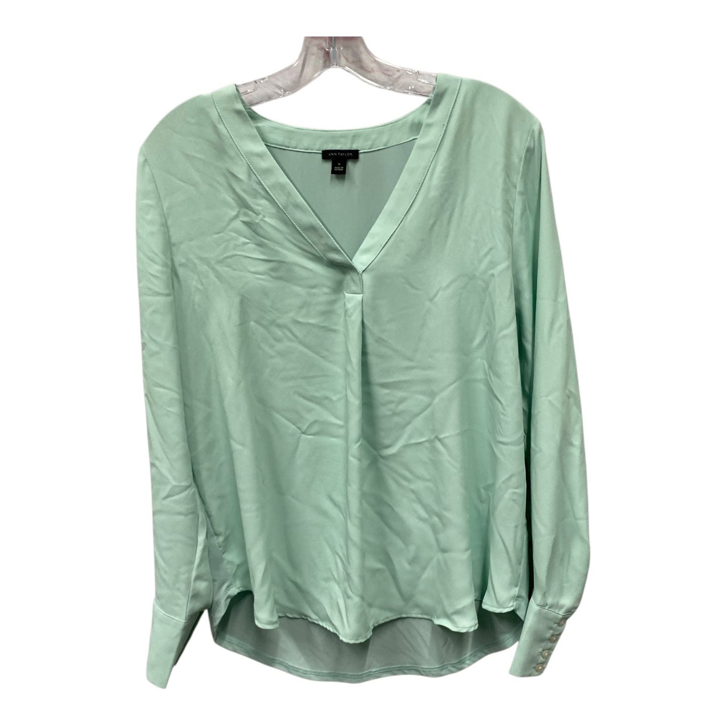 Top Ls By Ann Taylor In Green, Size:M