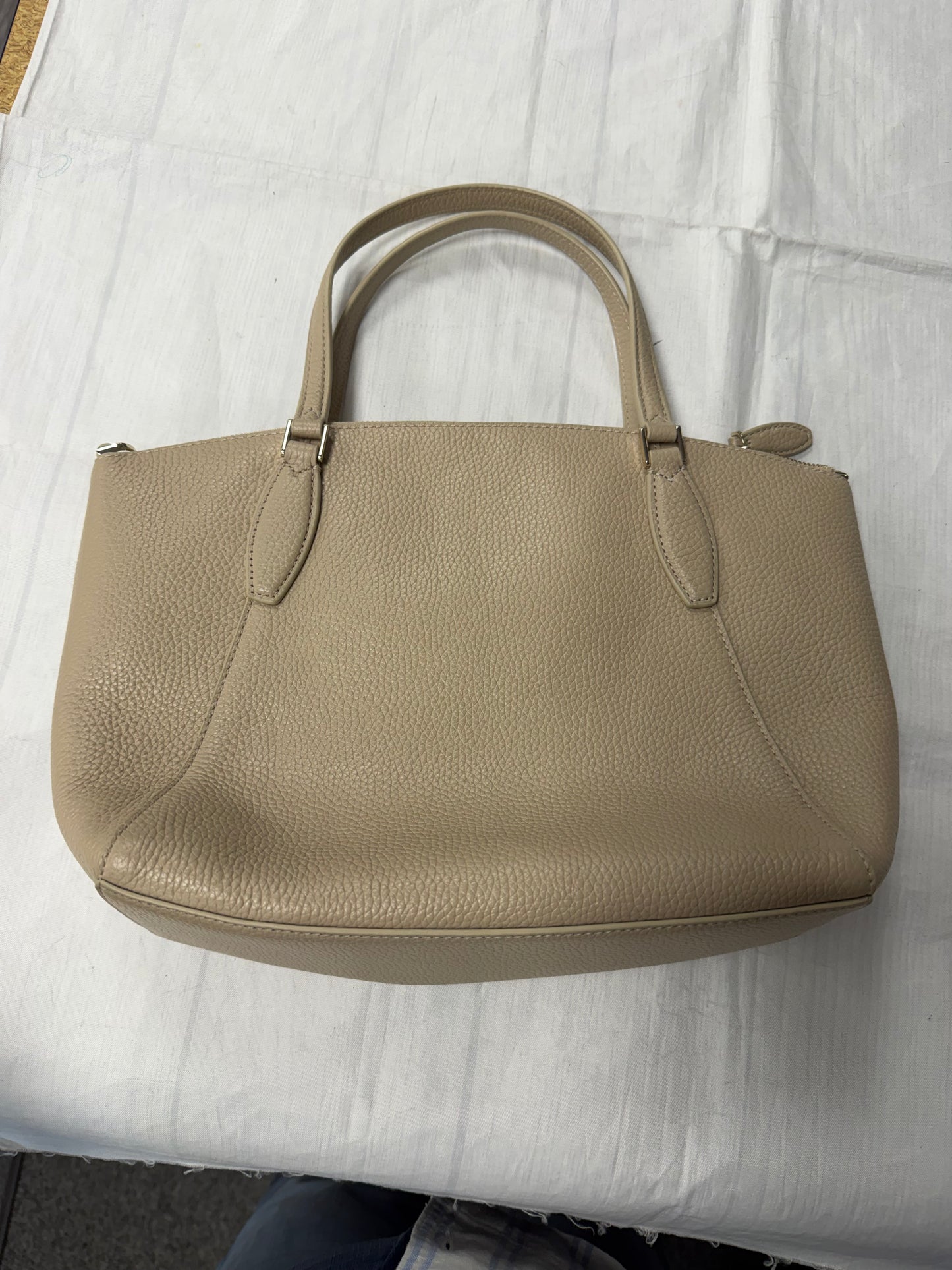 Handbag Designer By Kate Spade In Tan, Size:Medium