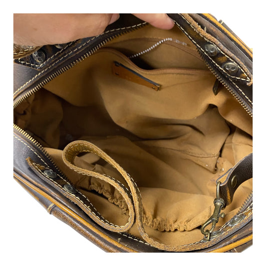 Handbag Designer By Patricia Nash In Brown, Size:Medium