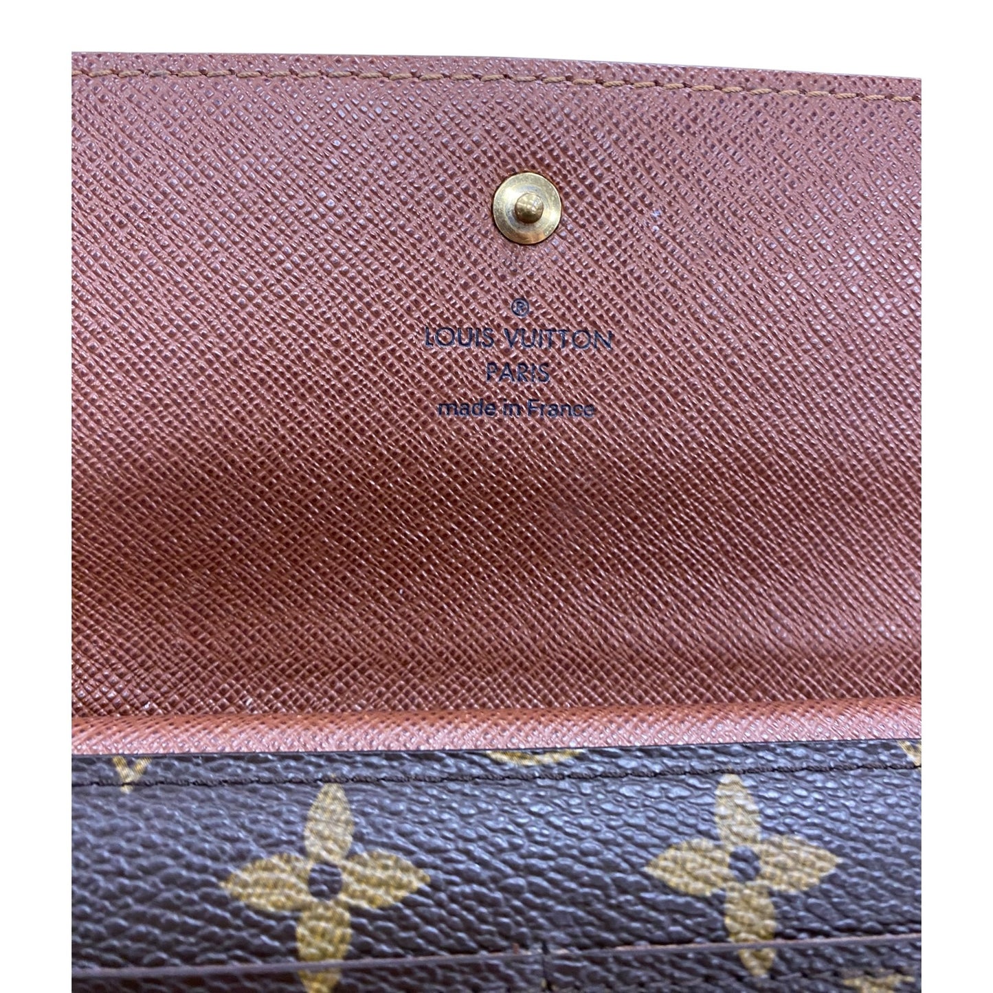 Wallet Luxury Designer By Louis Vuitton In Brown, Size:Medium