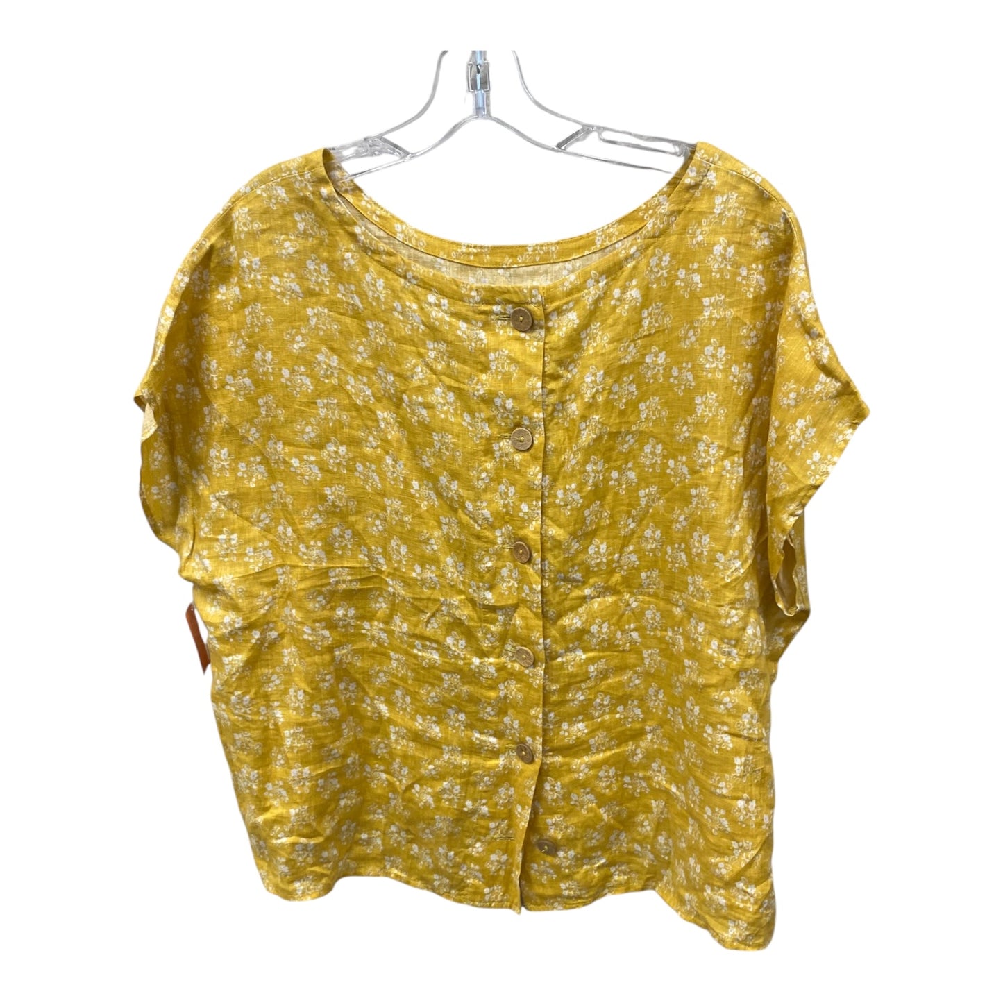 Top Ss By Cynthia Rowley In Yellow, Size:L