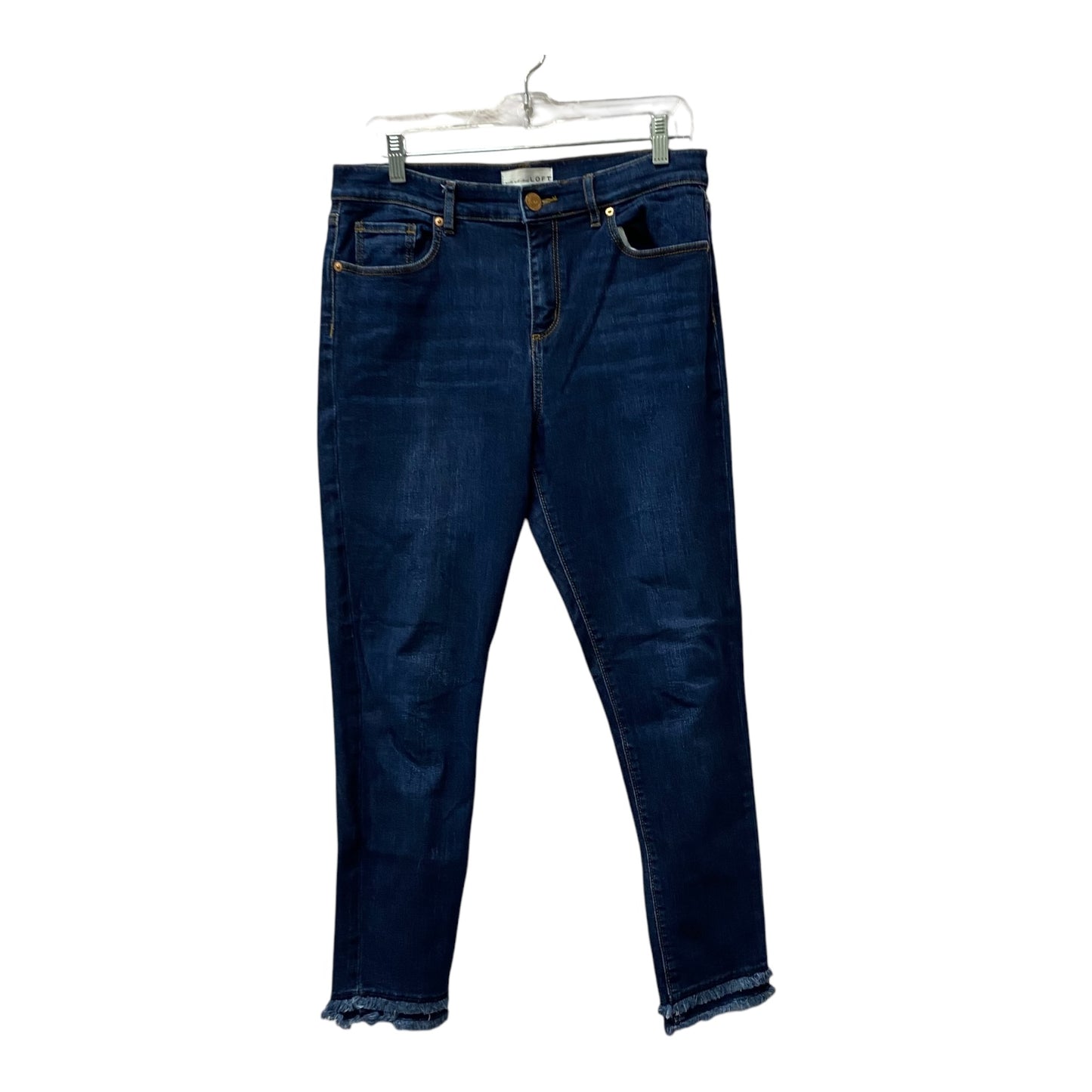 JEANS CROPPED by LOFT In BLUE, Size: 10