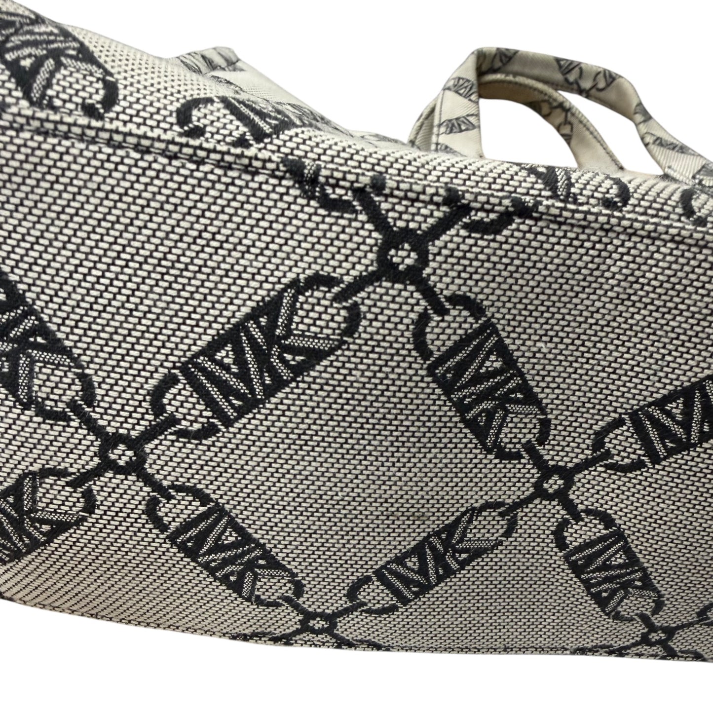 Tote Designer By Michael Kors In Grey, Size:Large