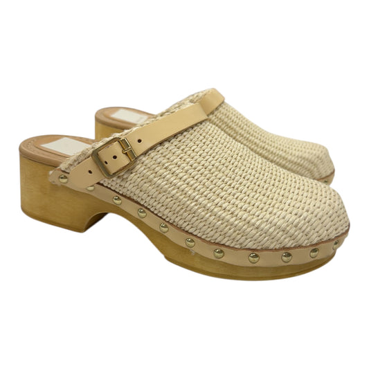 SHOES HEELS BLOCK by DOLCE VITA In CREAM, Size: 6.5