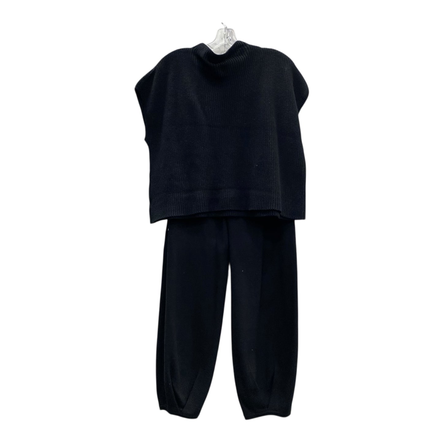 Pants Set 2Pc In Black, Size:12