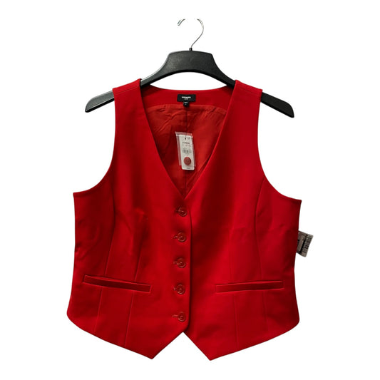 Vest Other By Express In Red, Size:L