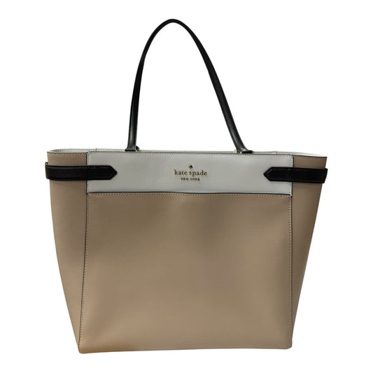 Handbag Designer By Kate Spade In Tan, Size:Large