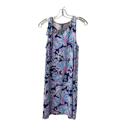 Dress Designer By Lilly Pulitzer In Blue & Pink, Size:M