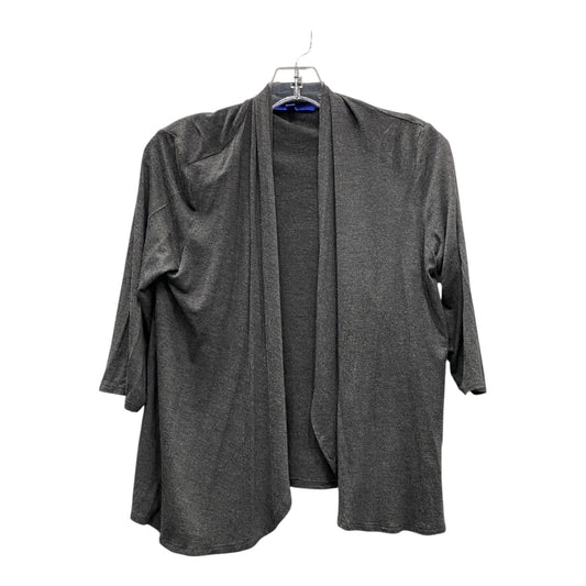 Cardigan By Apt 9 In Grey, Size:Lp