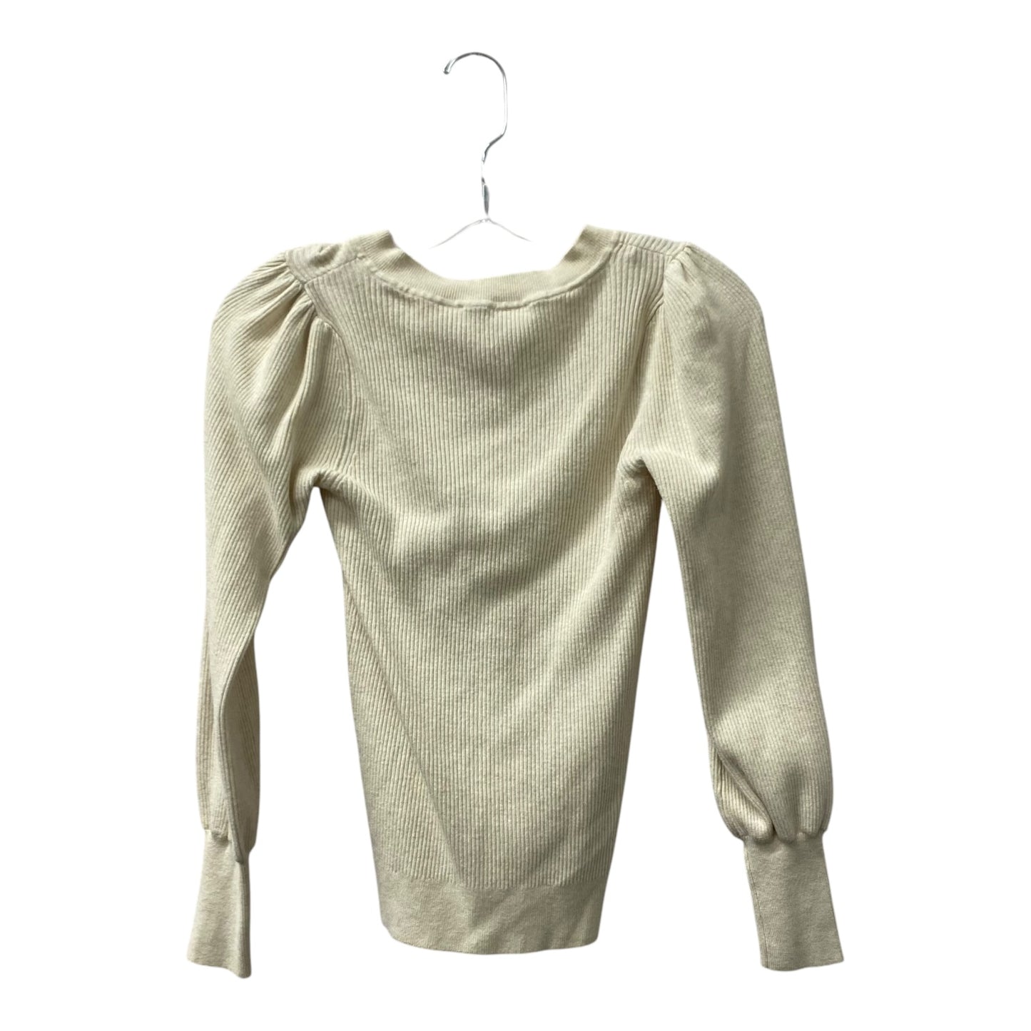 Top Ls By Loft In Cream, Size:Xs