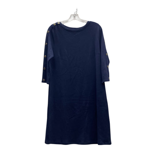 Dress Work By Talbots In Blue, Size:Lp
