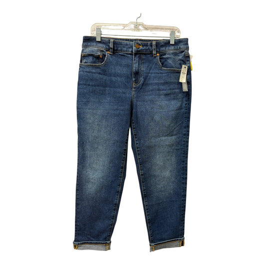 Jeans Skinny By Talbots In Blue Denim, Size:8P