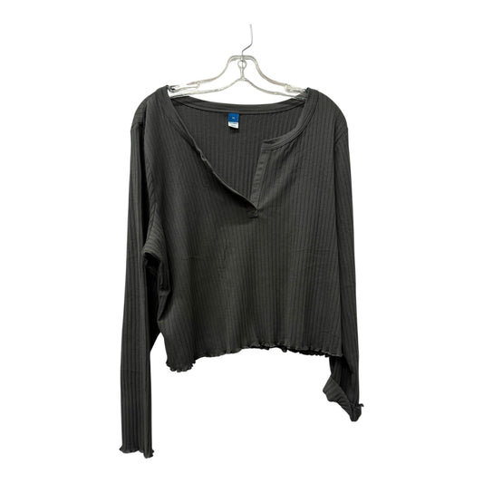 Top Ls By Old Navy In Grey, Size:Xl