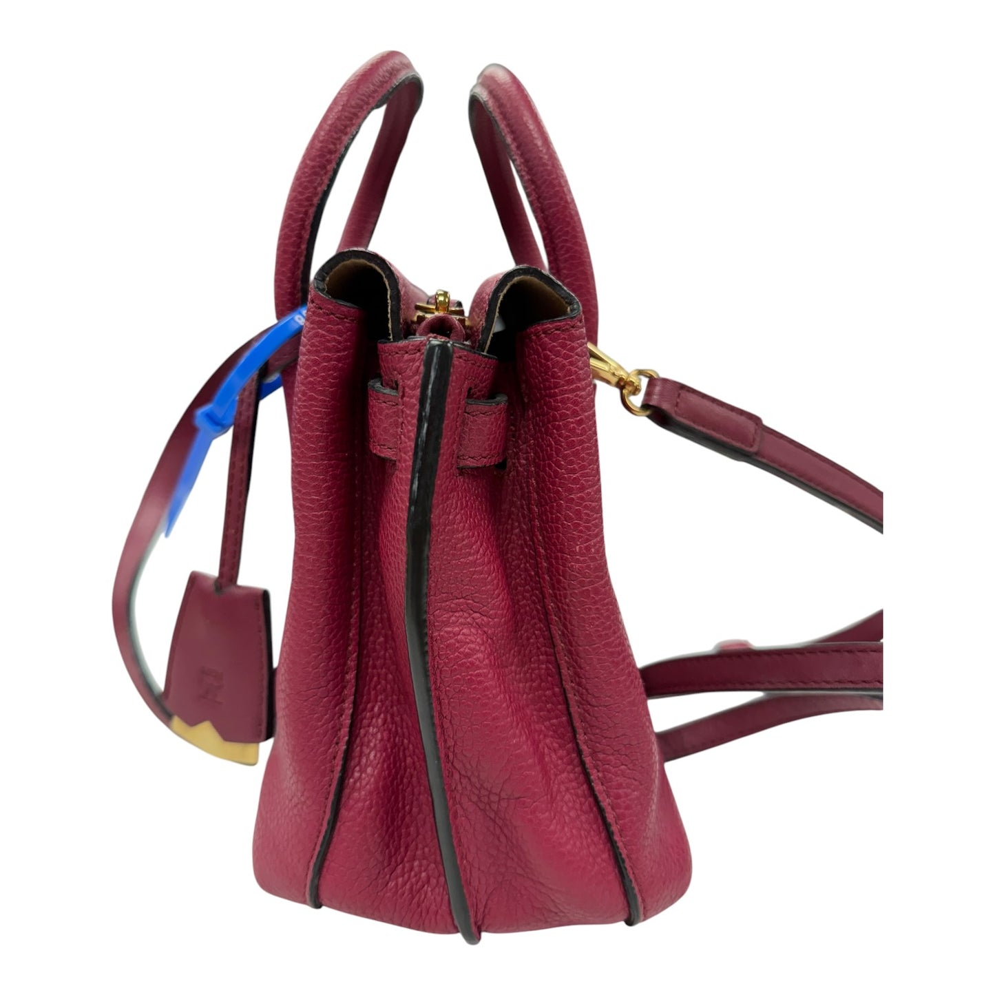 Handbag Luxury Designer By Mcm In Pink, Size:Small