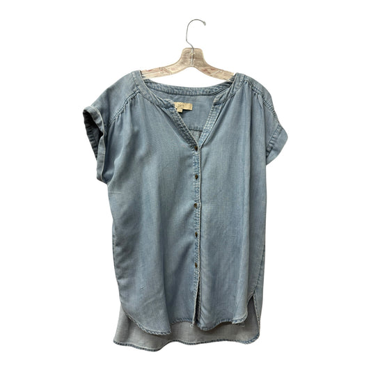 Top Ss By Loft In Blue, Size:M