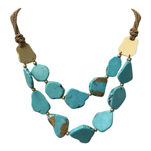 Necklace Layered By Chicos In Aqua