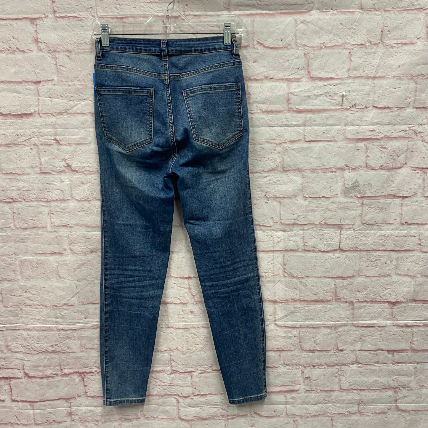 Jeans Skinny By Fox In Blue Denim, Size:S