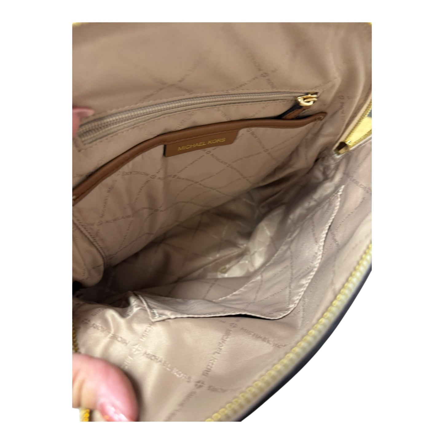 Backpack Designer By Michael Kors In White, Size:Medium