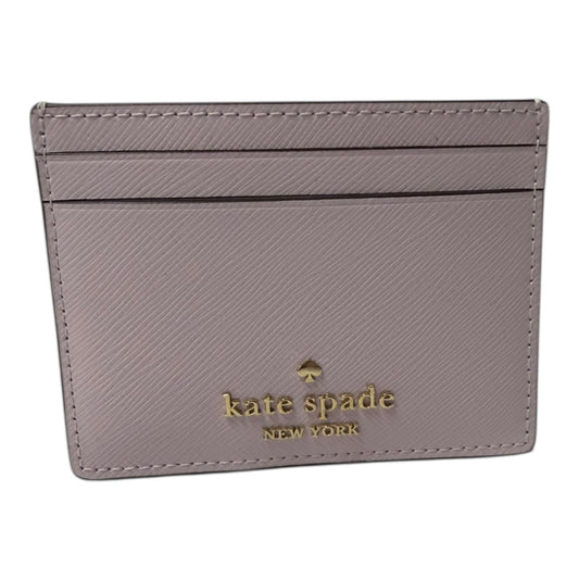 Id/Card Holder Designer By Kate Spade In Pink