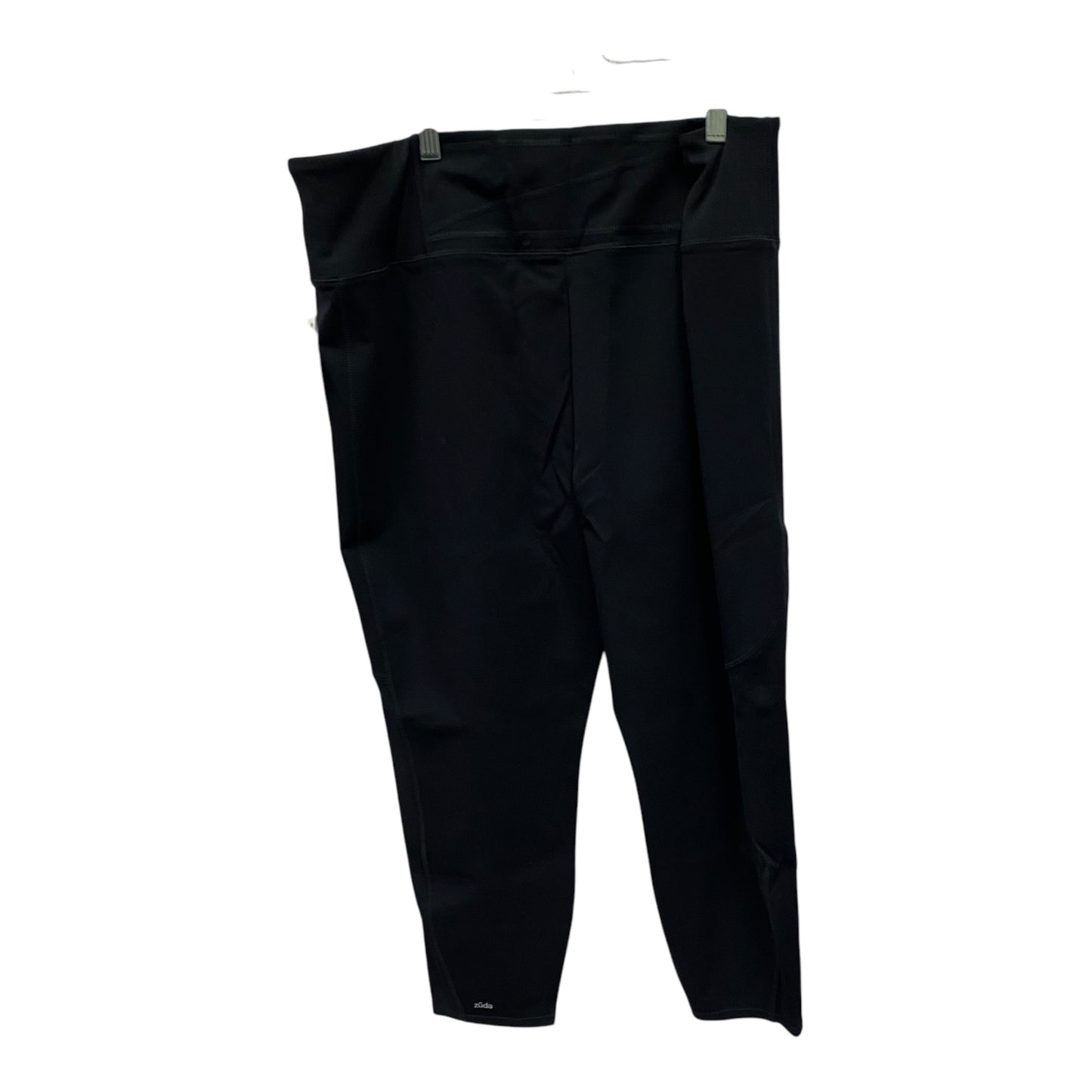 Athletic Leggings Capris By Cme In Black, Size:3X