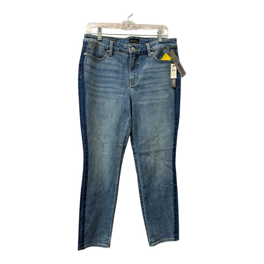 Jeans Skinny By Talbots In Blue Denim, Size:8P