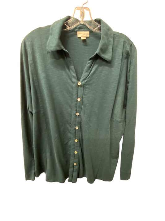 Top Ls By J. Jill In Teal, Size:M