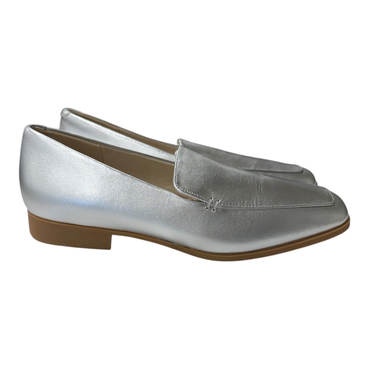 Shoes Flats By Lands End In Silver, Size:8