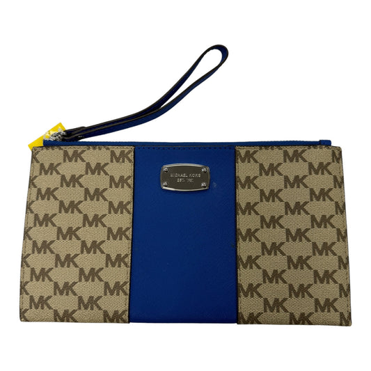 Wristlet Designer By Michael Kors In Blue, Size:Medium