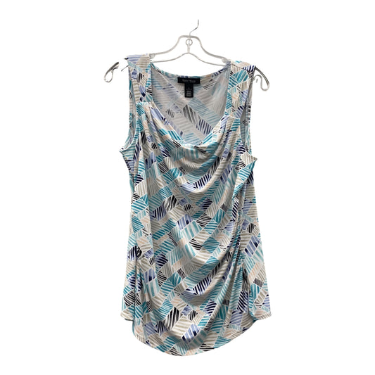Top Sleeveless By White House Black Market In Aqua, Size:L