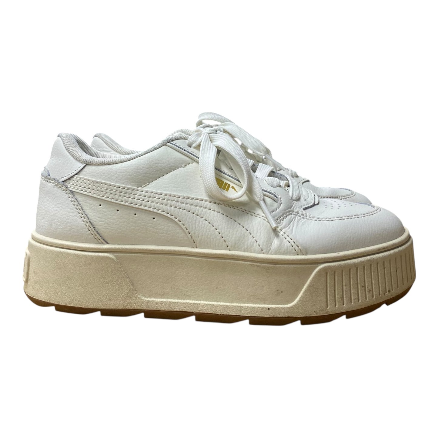 Shoes Sneakers By Puma In Cream, Size:8